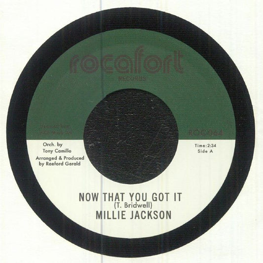 Millie Jackson – Now That You Got / Hypocrisy (7", Rocafort Records, 2026) Front Cover