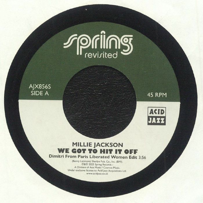 Millie Jackson The Joneses – We Got To Hit It Off / Love Contest (7", Acid Jazz, 2025) Front Cover