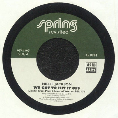 Millie Jackson The Joneses – We Got To Hit It Off / Love Contest (7", Acid Jazz, 2025) Front Cover