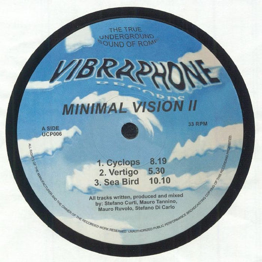 Minimal Vision – Minimal Vision II (12", Vibraphone Records, 2024) Front Cover