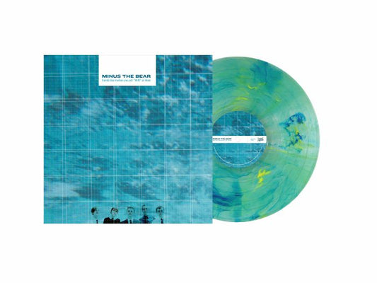 Minus The Bear – Bands Like It When You Yell "YAR!" At Them (12", Blue/Yellow Smoke, Suicide Squeeze, 2026) Front Cover