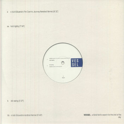 Miris Eduardo De La Calle – A Blind Bird’s Search For The End Of The Sky (12", Vessel, 2025) Back Cover