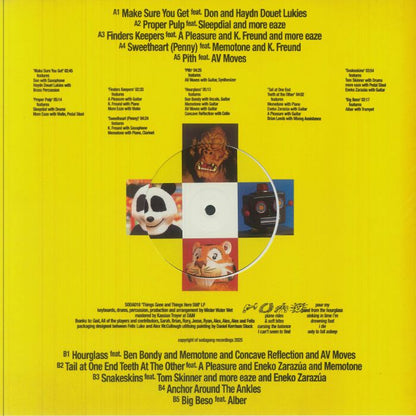 Mister Water Wet – Things Gone and Things Here Still (LP, Soda Gong, 2025) Back Cover