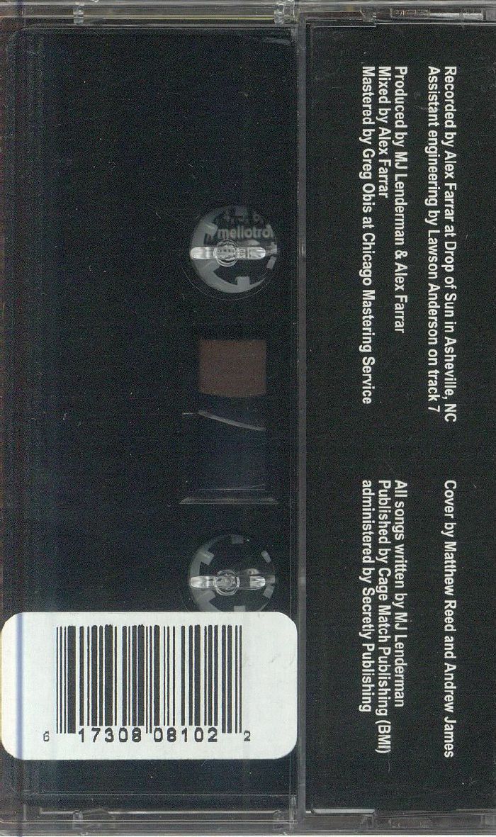 MJ Lenderman – Manning Fireworks (Cassette, Dear Life Records, 2024) Back Cover