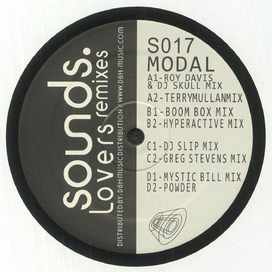 Modal – Lovers Remixes (2x12", Sounds., 2023) Front Cover