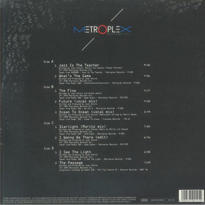 Model 500 – Classics Vol. 2 (LP, Metroplex, 2026) Back Cover