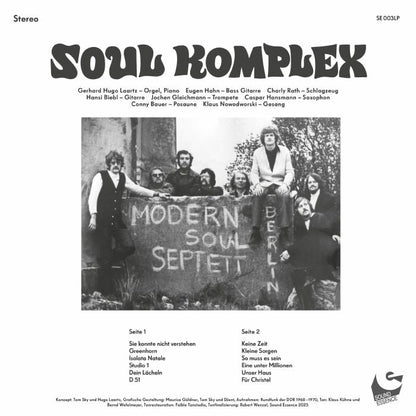 Modern Soul Septett – Soul Komplex (LP, Sound Essence, 2025) Back Cover