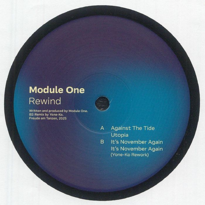 Module One – Rewind (12", Freude Am Tanzen, 2026) Front Cover