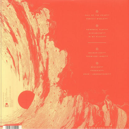 Monolink – The Beauty Of It All (2xLP, Orange Splatter & Slipmat, Embassy One, 2025) back cover