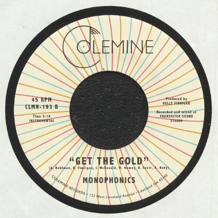 Monophonics – It's Only Us (7", Colemine Records, 2021) Back Cover