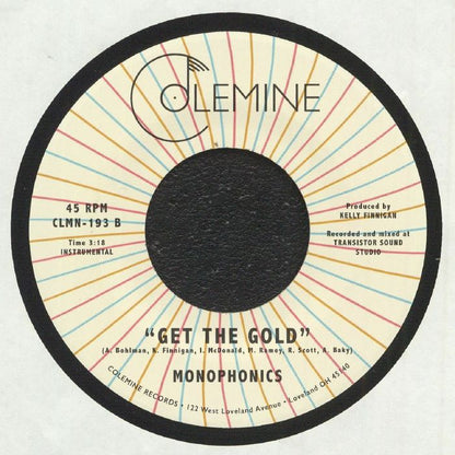 Monophonics – It's Only Us (7", Colemine Records, 2021) Back Cover