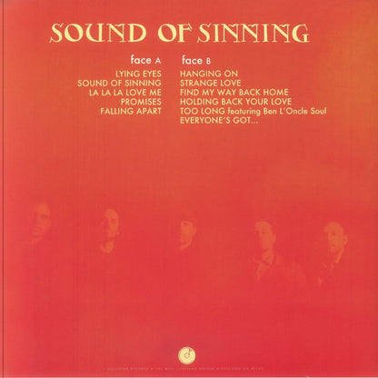 Monophonics – Sound Of Sinning (LP, Colemine Records, 2025) Back Cover
