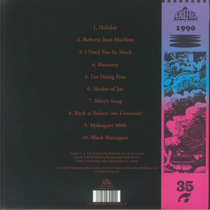 Moodymann – Black Mahogani (3x12", Smokey, Peacefrog Records, 2025) Back Cover