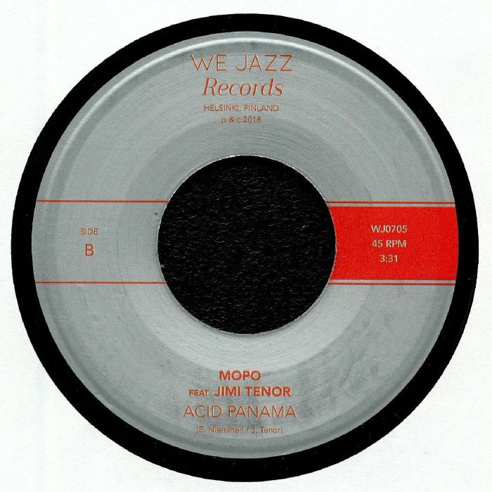 Mopo , Jimi Tenor – Riisto / Acid Panama (7", We Jazz, 2018) Back Cover