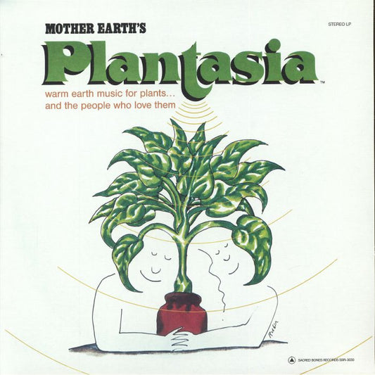 Mort Garson – Mother Earth's Plantasia (50th Anniversary Edition) (LP, recycled green booklet, Sacred Bones, 2026) Front Cover