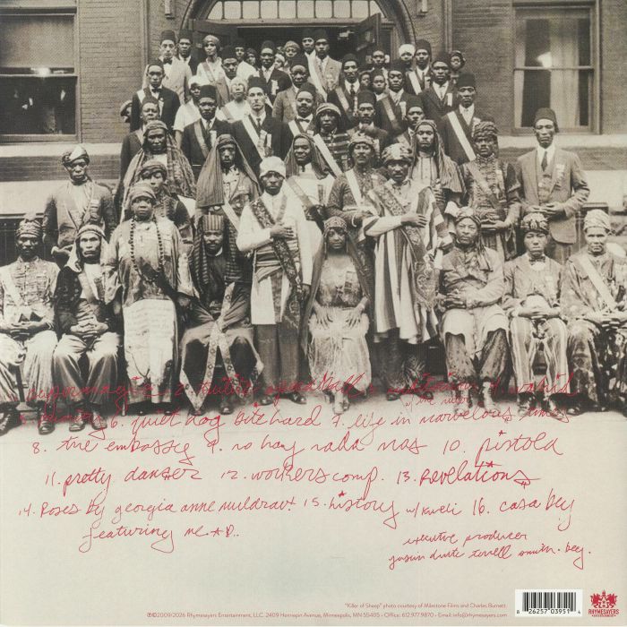 Mos Def – The Ecstatic (2xLP, Ruby Red Translucent, Rhymesayers Entertainment, 2026) Back Cover