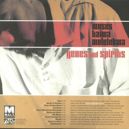 Moses Taiwa Molelekwa – Genes and Spirits (2xLP, Gatefold, Matsuli Music, 2018) Back Cover