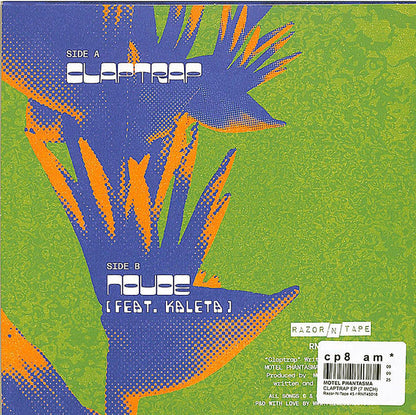 Motel Phantasma – Claptrap EP (7", Razor-N-Tape 45, 2025) image 02