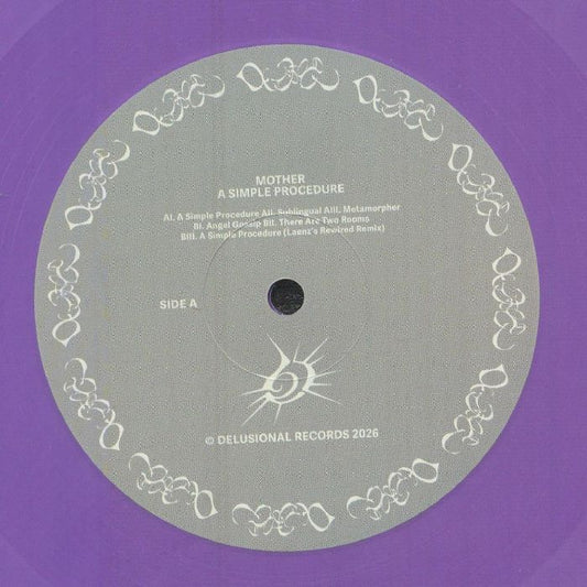 Mother – A Simple Procedure (12", Delusional Records, 2026) Front Cover