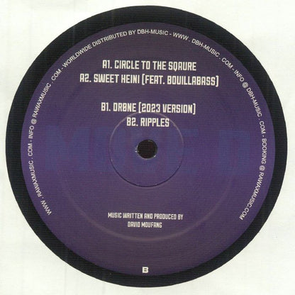 Move D – Circle To The Square (12", Rawax, 2023) Back Cover
