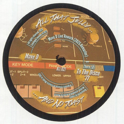Move D – To The Disco '77 (2025 Remaster) (12", All That Jelly, 2026) Back Cover