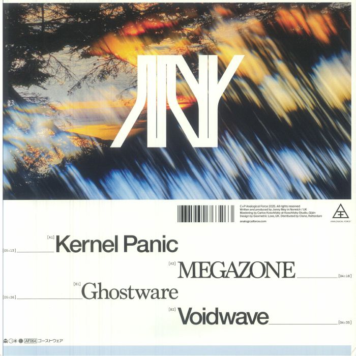 MOY – Ghostware EP (12", Blue, Analogical Force, 2025) Back Cover