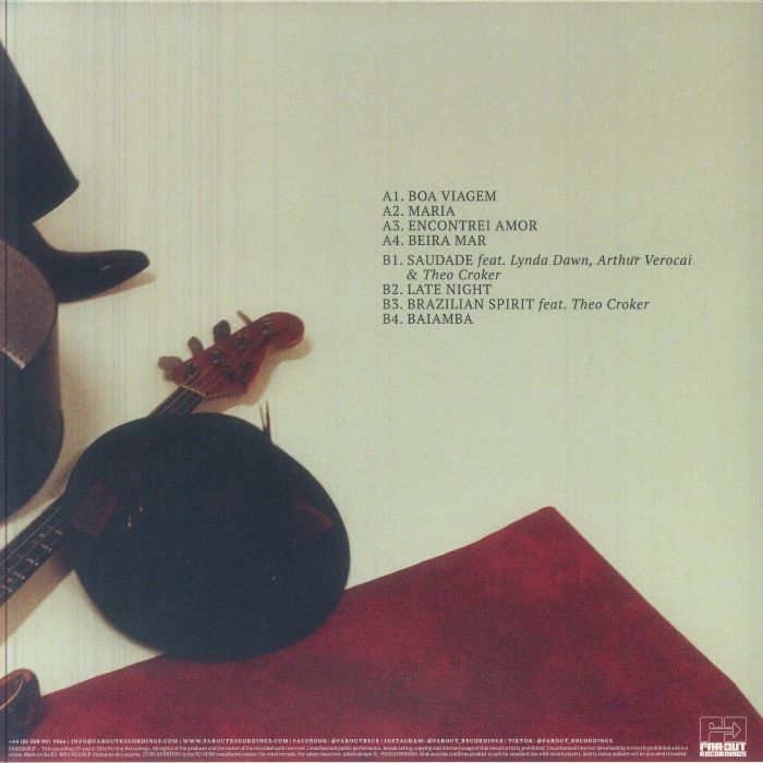 Moyses Dos Santos – Maria (LP, Far Out Recordings, 2026) Back Cover