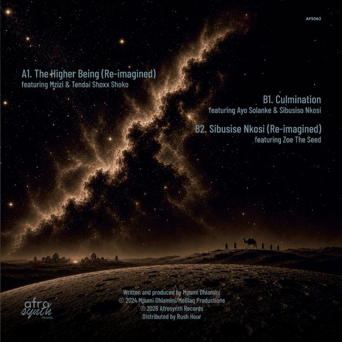 Mpumi Dhlamini – Nebula Nomad (LP, Afrosynth, 2026) Back Cover