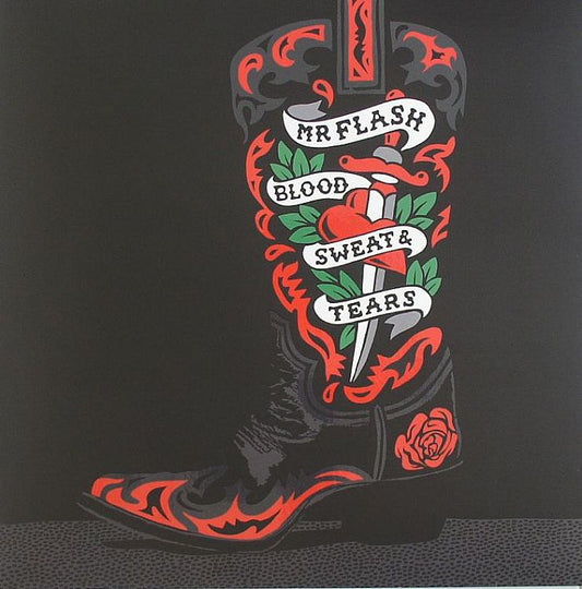 Mr Flash – Blood, Sweat & Tears (12", Ed Banger Records, 2010) Front Cover