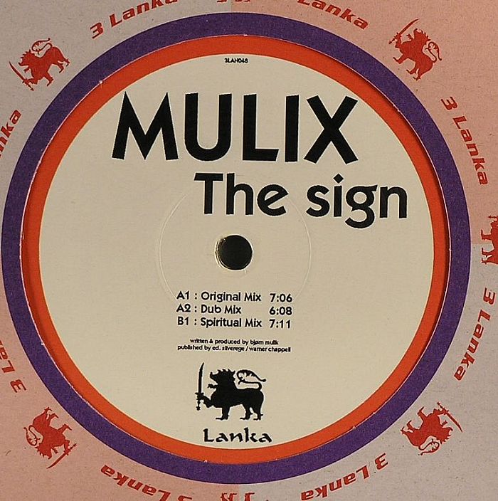 Mulix – The Sign (12", 3 Lanka, 2000) Back Cover
