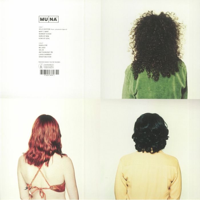 Muna – MUNA (LP, Saddest Factory, 2022) Back Cover