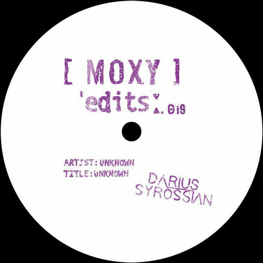 Myedits – Moxy Edits 19 & 20 (12", Myedits, 2026) Front Cover