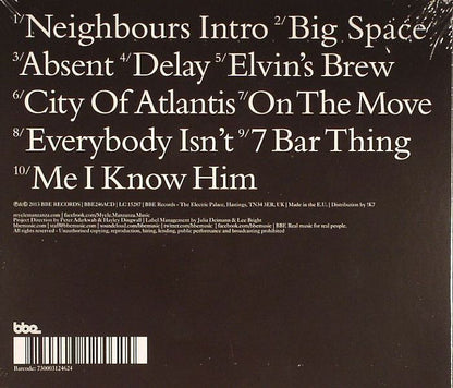 Myele Manzanza – One (CD, BBE, 2013) Back Cover