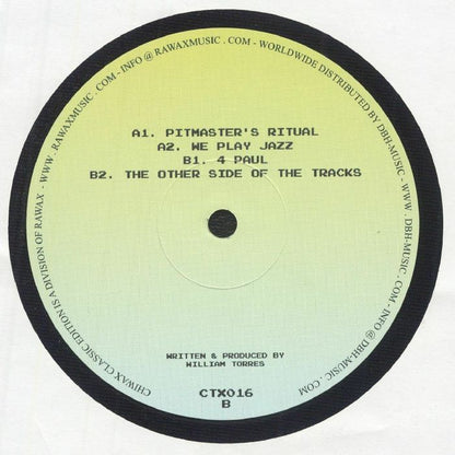 Mystic Bill – Chicago School Of Jazz Vol. 1 (12", Chiwax, 2025) Back Cover