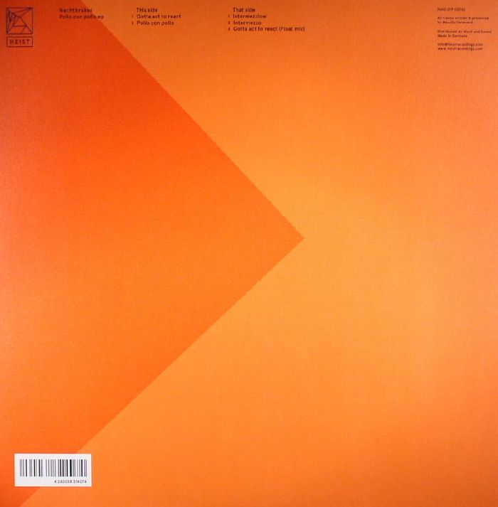 Nachtbraker – Pollo Con Pollo EP (12", 180g, Heist, 2016) Front Cover