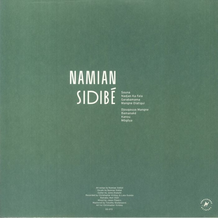 Namian Sidibé – Namian Sidibé (LP, Sahel Sounds, 2023) Back Cover