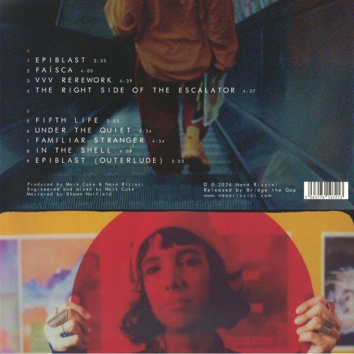 Nana Rizinni – Epiblast (LP, Nana Rizinni, 2026) Back Cover
