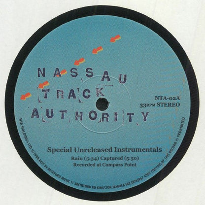 Nassau Track Authority – Special Unreleased Instrumentals (12", Nassau Track Authority, 2025) front cover