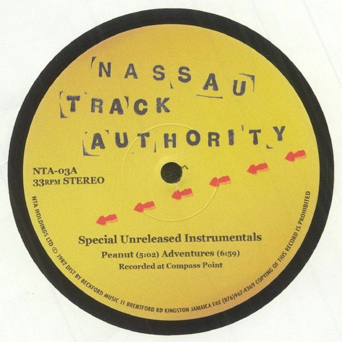 Nassau Track Authority – Special Unreleased Instrumentals (12", Nassau Track Authority, 2025) front cover