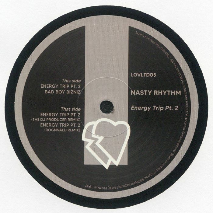 Nasty Rhythm – Energy Trip Pt. 2 (12", Love Love Records, 2024) Front Cover