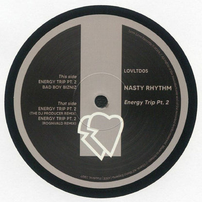 Nasty Rhythm – Energy Trip Pt. 2 (12", Love Love Records, 2024) Front Cover