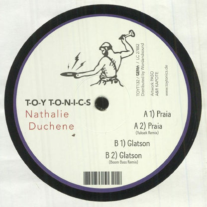 Nathalie Duchene – Praia EP (12", Toy Tonics, 2022) Back Cover