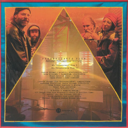 Natural Information Society – Perseverance Flow (LP, Aguirre Records, 2025) back cover