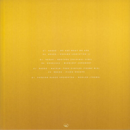 Needs – Needs (Not Wants) (Retrospective Part 1) (2x12", Rush Hour, 2022) Back Cover