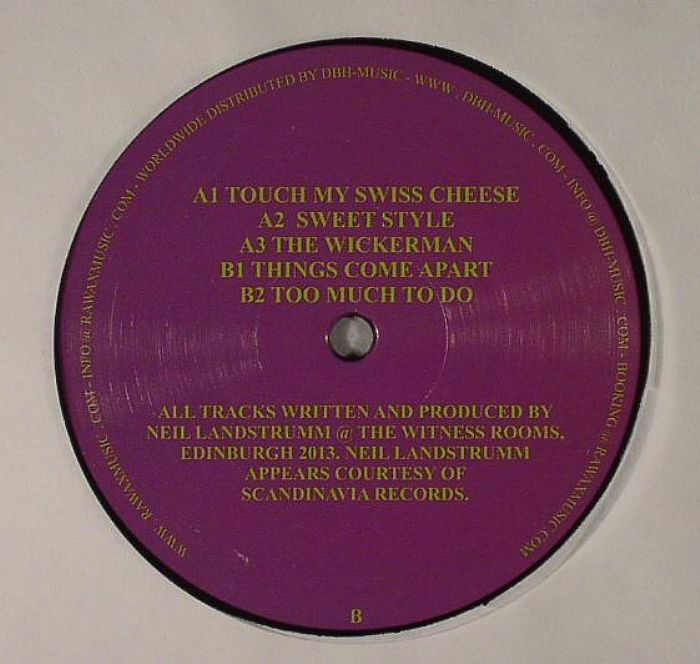 Neil Landstrumm – Like A Sultan EP (12", Rawax, 2014) Back Cover