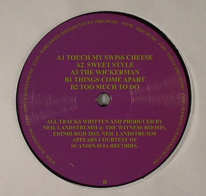 Neil Landstrumm – Like A Sultan EP (12", Rawax, 2014) Back Cover