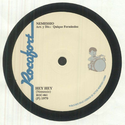 Nemessio – Hey Hey (7", Rocafort Records, 2026) Front Cover