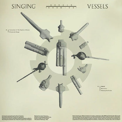 Nervio Cosmico – Singing Vessels (12", Accidental Meetings, 2025) Back Cover