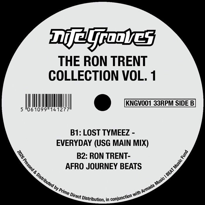 New African Orchestra / Ron Trent / The Kings Dub / Lost Tymeez – The Ron Trent Collection Vol 1 (12", NiteGrooves, 2026) Back Cover