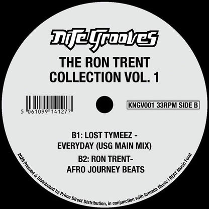 New African Orchestra / Ron Trent / The Kings Dub / Lost Tymeez – The Ron Trent Collection Vol 1 (12", NiteGrooves, 2026) Back Cover